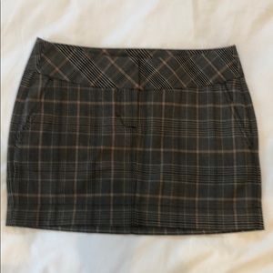 Plaid NWT Express Mini Skirt